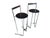 Vintage Stools in Chrome and Leather, 1970s, Set of 2 For Sale - Image 6 of 9