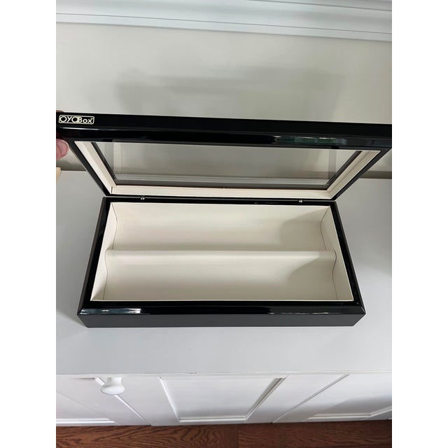 Modern OYOBox Black Lacquer Eyewear & Sunglasses Storage Display Box - 14.5" For Sale - Image 3 of 5
