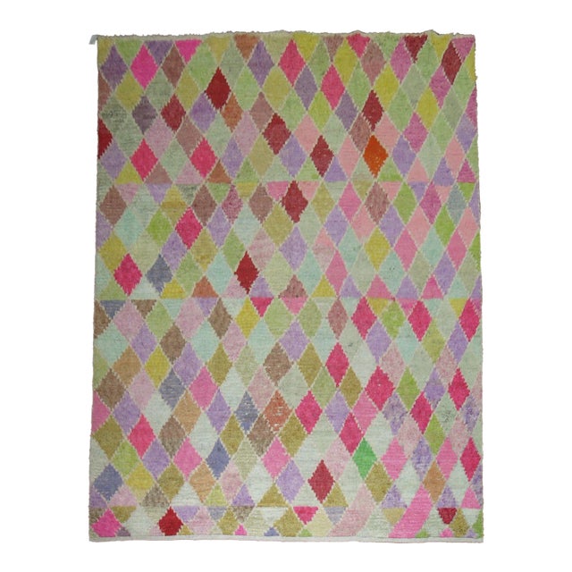 Late 20th Century Vintage Inspired Tulu Rug, 9'7'' X 13'3'' For Sale