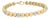 Gold Vermeil 1/5 Cttw Diamond Bold Dome Bead Link Bracelet For Sale