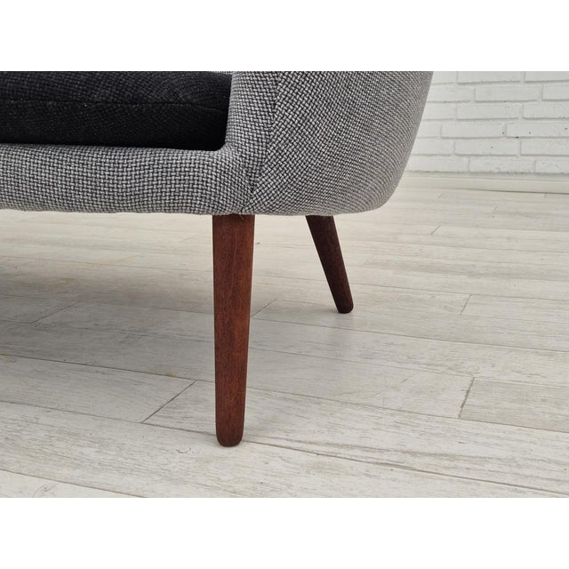 Danish Model 58 Sofa in Wool and Teak by Kurt Østervig, 1960s For Sale - Image 9 of 18