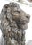 Metal Monumental Pair of Bronze Lions For Sale - Image 7 of 13