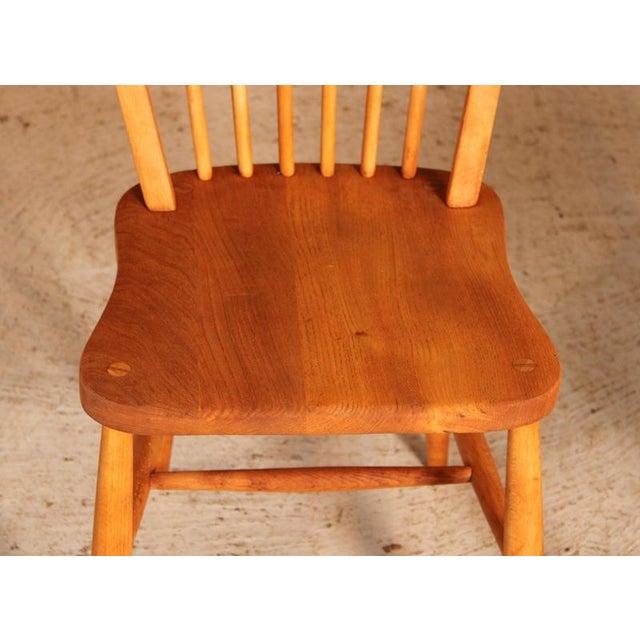 Mid-Century Modern Chairs in Elm and Beech from Ercol, 1950s, Set of 3 For Sale - Image 6 of 12