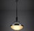 Chrome and Ribbed Glass Pendant Lamp in the style of Sergio Mazza for Artemide, 1960s For Sale - Image 6 of 11