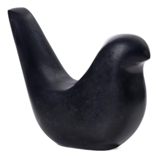 Black Marble Bird Statue For Sale In Los Angeles - Image 6 of 6