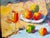 1950s Signed "Clementine Mid-Century Modern Impressionist Still Life Oil Paintings - A Pair For Sale - Image 11 of 13