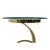 Mid-Century Modern Mid Century Modern Brass and Glass Milo Baughman Style Side Table For Sale - Image 3 of 4