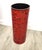 Wood Large Carved Red Cinnabar-Style Lacquer Floor Vase or Umbrella Stand, Beijing Factory For Sale - Image 7 of 17