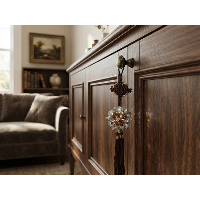 Enhance your home decor or traditional display with this elegant decorative hanging tassel. Featuring an intricate brown...