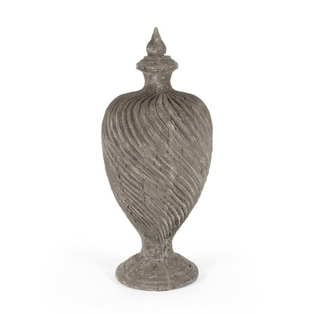 The Julius Urn from Zentique is a fiberglass urn with a classical form. The 19.75" height and durable construction suit...