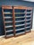 Brown Antique Open Breakfront Bookcase, 1870 For Sale - Image 8 of 13
