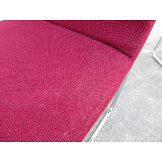 Mid Century Modern ~ Chrome Modular Scoop Side Chairs Set of 4 ~ Milo Baughman Style For Sale - Image 15 of 15