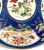 Chamberlain Worcester Porcelain Chamberlains Worcester 'Africa' Pattern Cobalt Blue Plate For Sale - Image 4 of 8