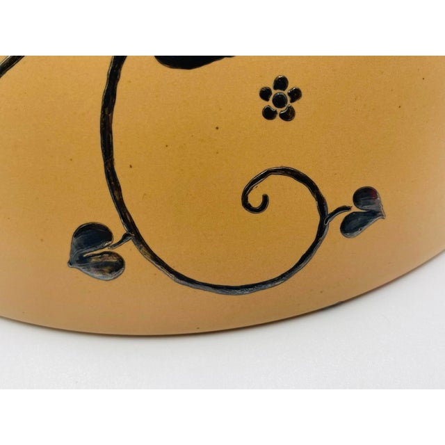 Tan Emilia Castillo Porcelain & Silver Butterfly Bowl, Taxco, 2009 For Sale - Image 8 of 18