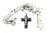 Silver Rosary with Glass Beads and Crucifix For Sale - Image 4 of 9