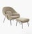 Textile DWR Womb Chair & Ottoman For Sale - Image 7 of 7