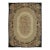 Antique Hooked Rug With Oval Floral Medallion & Botanical Border - Rug & Kilim For Sale