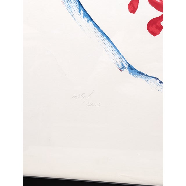 Peter Max "Visage" Limited Edition Neo-Expressionist Serigraph by Peter Max - 1977 #126/300 For Sale - Image 4 of 5