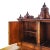 French Antique French Burr Walnut & Mahogany Carved Wood Writing Desk For Sale - Image 3 of 3