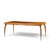 Gio Ponti Style Mid Century Italian Walnut and Brass Expanding Dining Table With 2 Leaves For Sale - Image 11 of 13