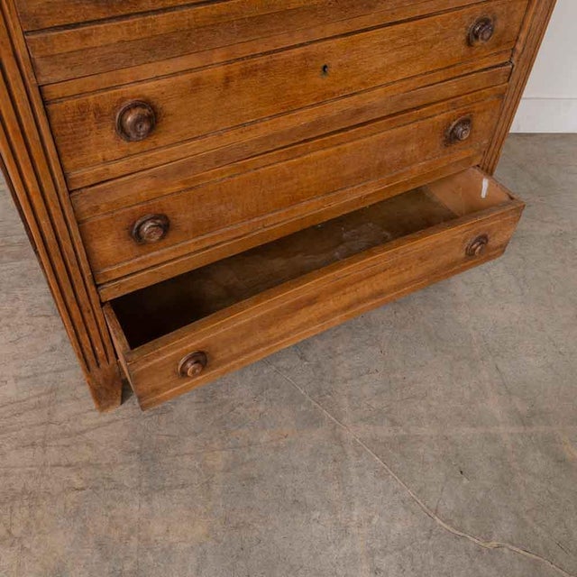 1940s French Provincial Oak Dresser For Sale - Image 9 of 18
