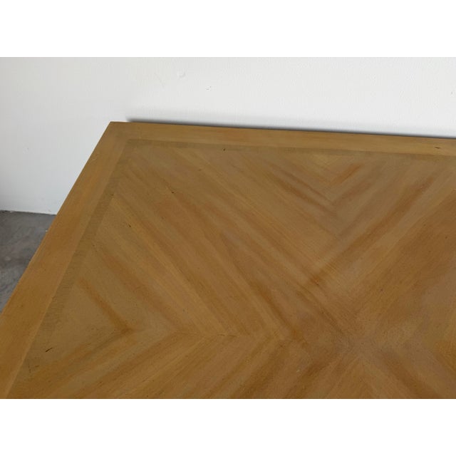 Hollywood Regency Neoclassical Style Carved Greek Key & Lion Motif Square Coffee Table For Sale In Miami - Image 6 of 12