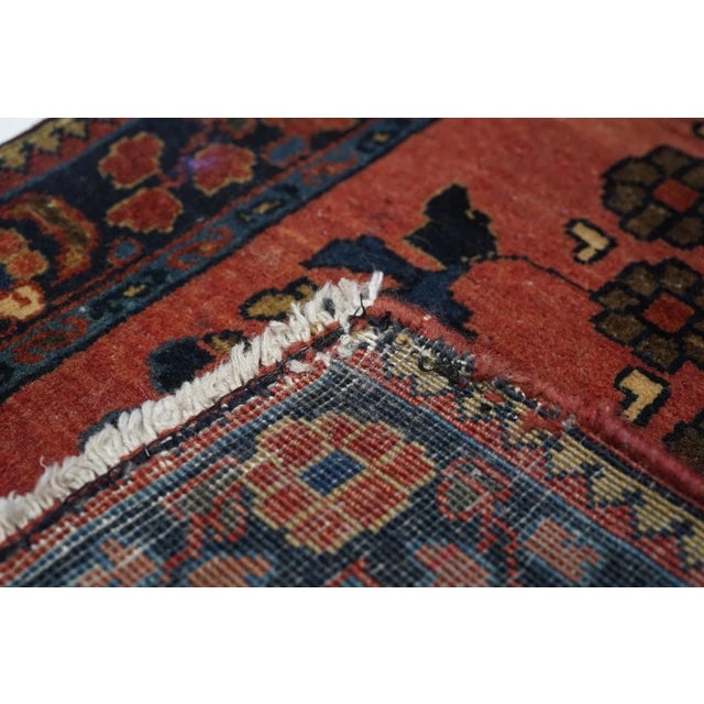 Antique Sarouk Rug 2'6'' x 5' For Sale - Image 10 of 10