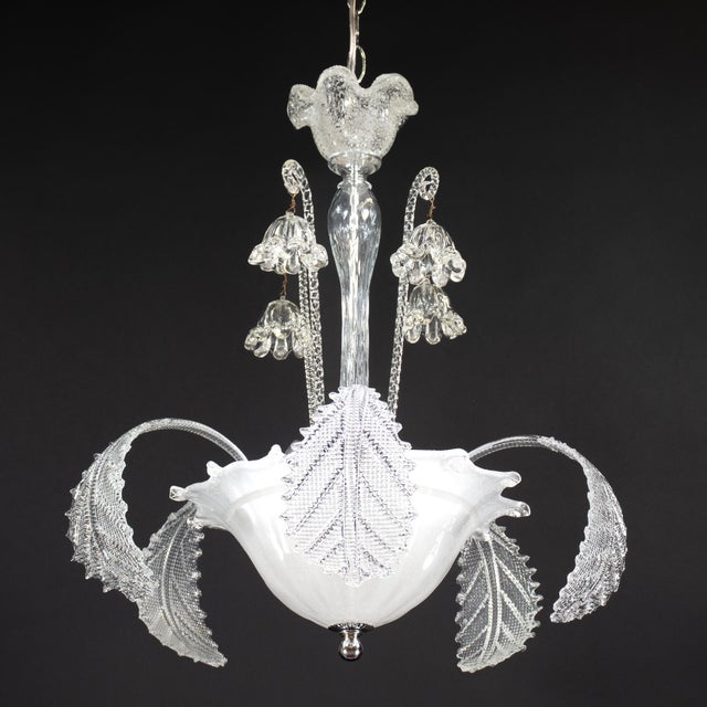 Mid-Century Murano Chandelier Attributed to Barovier & Toso For Sale - Image 17 of 18