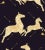 Contemporary The House of Scalamandré Zebras Wallcovering, Black & Gold For Sale - Image 3 of 3