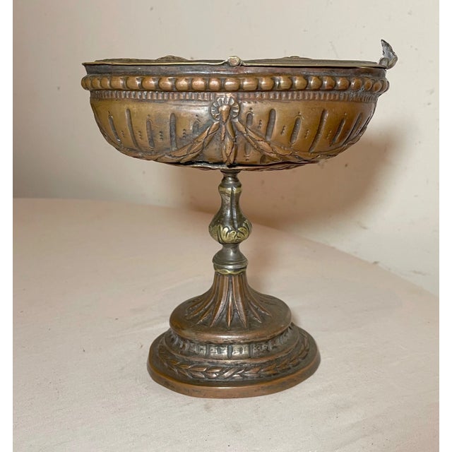 Antique 18th Century Handmade Copper Brass Bronze Incense Censor Thurible Boat For Sale - Image 13 of 16