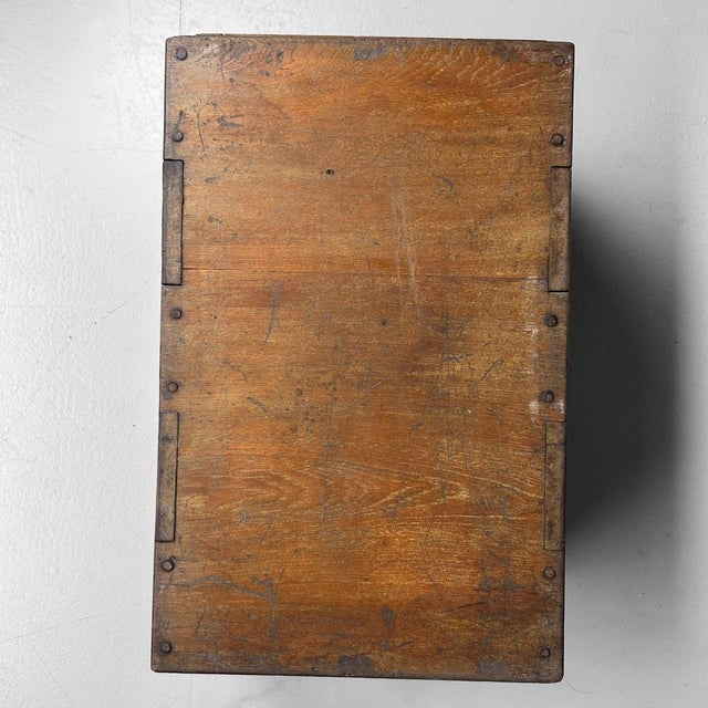 Vintage Japanese Wooden Drawer Chest, 1950s For Sale - Image 6 of 14