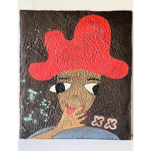 Elvira VI, Painting on Metal For Sale - Image 10 of 16