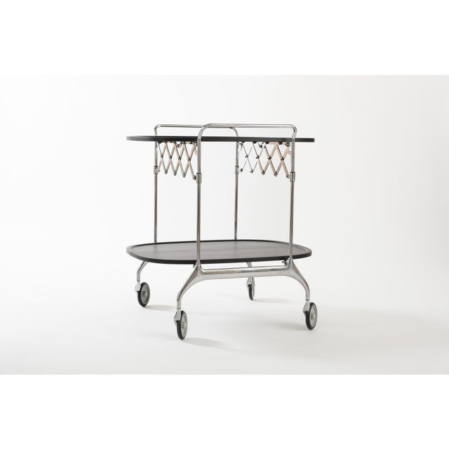 1990s Gastone Trolley Bar Cart by Antonio Citterio and Oliver Low for Kartell Italy For Sale In Chicago - Image 6 of 10