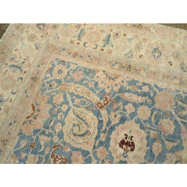 Textile Galerie Shabab Collection Early 20th Century Persian Tabriz Carpet For Sale - Image 7 of 10