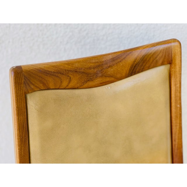 1960s Vintage Teak and Vinyl Dining Chairs from G-Plan, 1960s, Set of 4 For Sale - Image 5 of 13