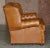 Small Wide Tan Leather Tufted Chesterfield Sofa with High Back For Sale - Image 13 of 18