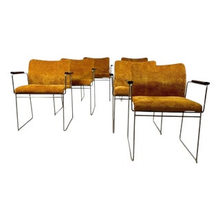 Giano Chairs by Kazuhide Takahama for Cassina, 1960s, Set of 6 For Sale