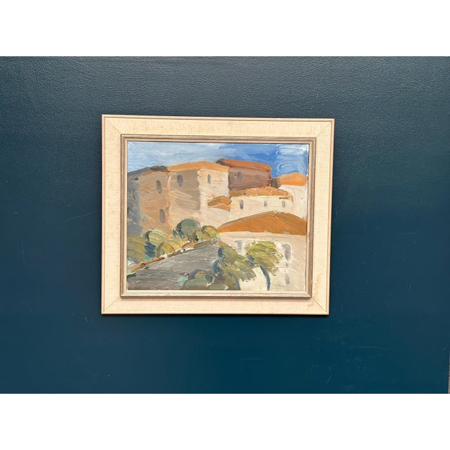 Sven‑erik Markhed, Cityscape, 1950s, Oil Painting, Framed For Sale - Image 9 of 18