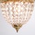 Metal Antique French 5-Arm Chandelier in Crystal and Gilt Bronze, 1890 For Sale - Image 7 of 9