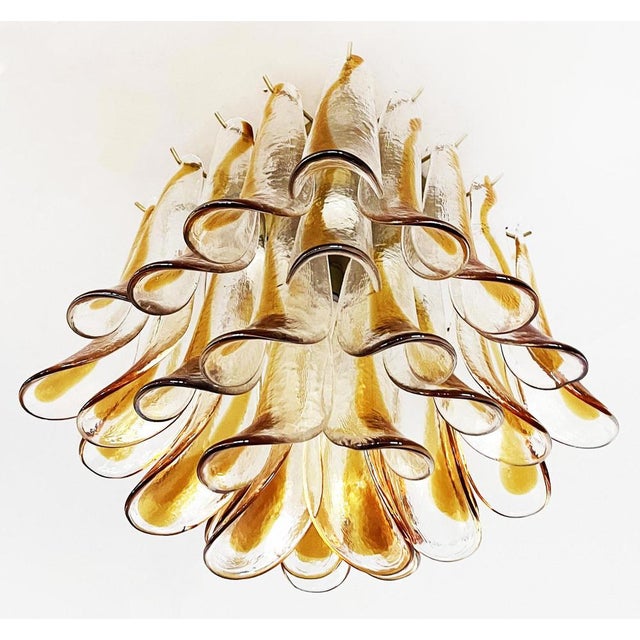 Murano Glass Chandelier, 1990s For Sale - Image 4 of 18