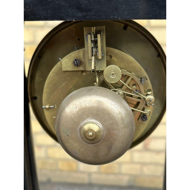 French Boulle Clock with Chines on a Bell For Sale - Image 3 of 14