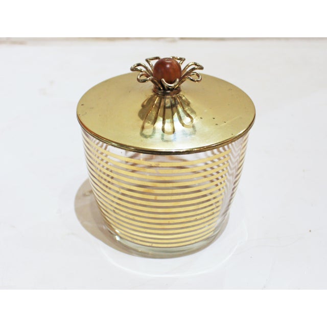 1970s Circa 1970 American Glassware With Tray Cocktail Set by Colony Glass Co. For Sale - Image 5 of 9