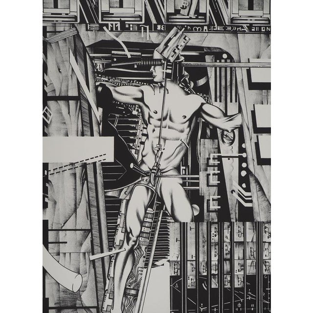 Francisco MELO Metropolis Original lithograph Signed in pencil On Arches Vellum 53 x 74 cm (c. 21 x 29 inches) Excellent...