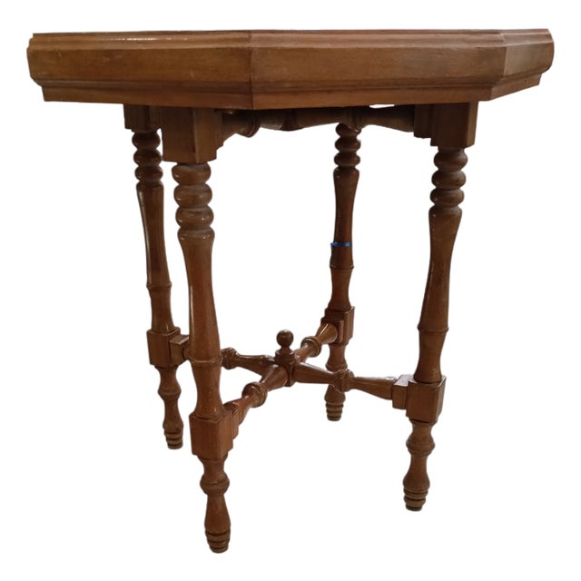 Vintage Game Table in Wood, 1970s For Sale