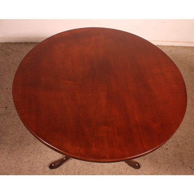 Wood 18th Century Mahogany Side Table For Sale - Image 7 of 9