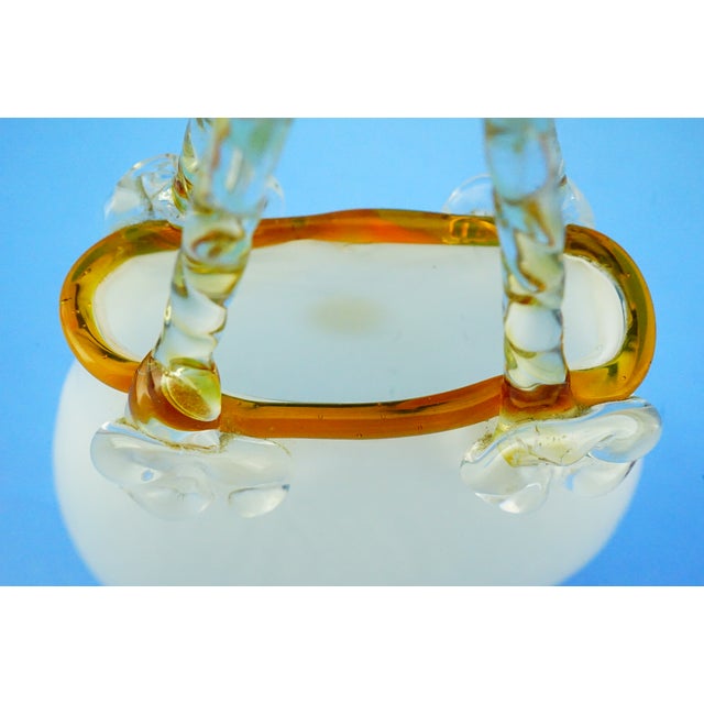 20th Century Glass Bag-Shaped Vase Sculpture by K I Bleikristall, Germany, 1970s For Sale - Image 15 of 18