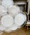 Vistosi Murano Clear & White Disc Chandelier For Sale - Image 10 of 12
