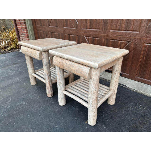 These nightstands are in excellent condition and well made. Solid wood with smooth opening drawers, these are sure to add...