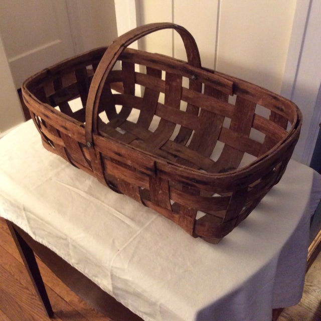 Antique Split oak basket representing great Americana.