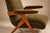 Mid-Century Modern José Zanine Caldas “Z” Armchair in Pau Marfim and Olive Mohair, Brazil, 1950s For Sale - Image 3 of 16